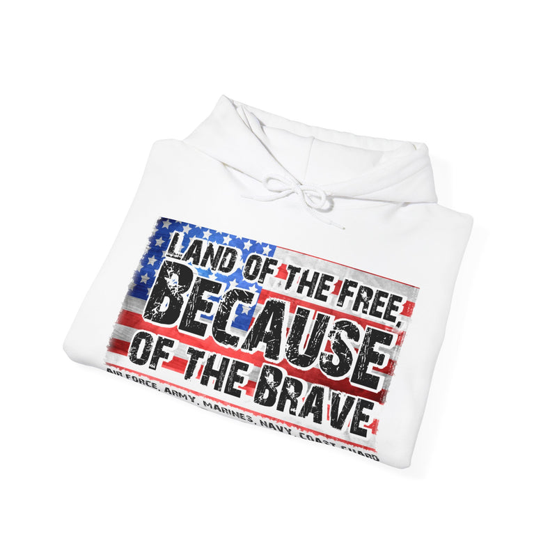 Land of the Free Unisex Heavy Blend™ Hooded Sweatshirt