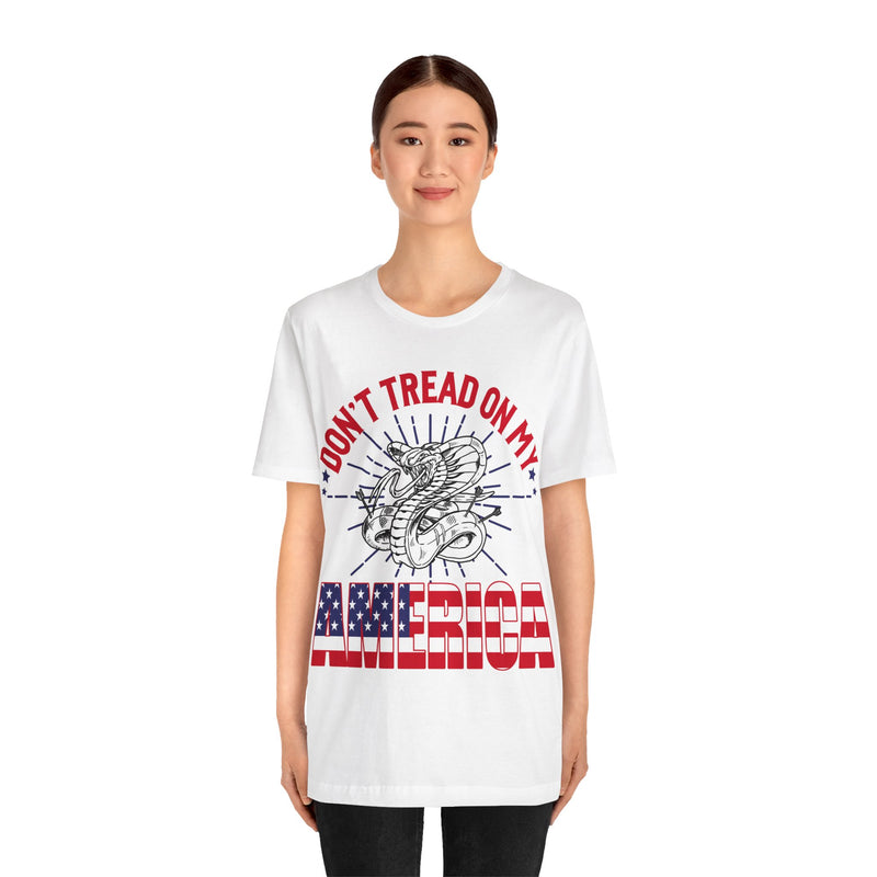 Don't Tread on My America Unisex Jersey Short Sleeve Tee