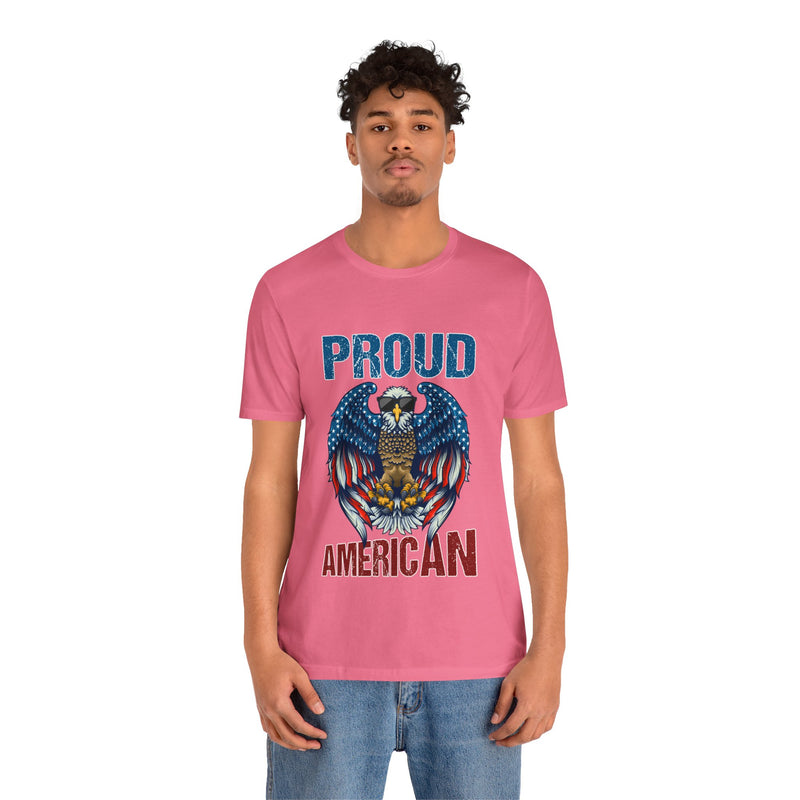 Proud American Unisex Jersey Short Sleeve Tee