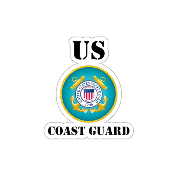 Coast Guard Die-Cut Stickers