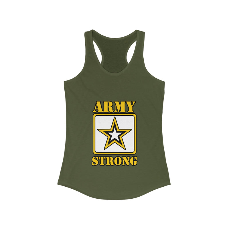 ARMY Strong Women's Ideal Racerback Tank