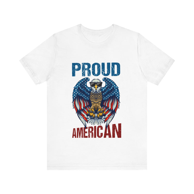 Proud American Unisex Jersey Short Sleeve Tee