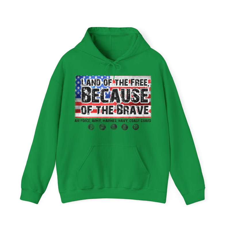 Land of the Free Unisex Heavy Blend™ Hooded Sweatshirt