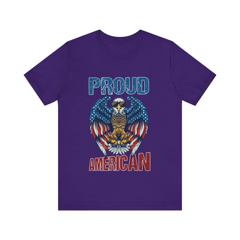 Proud American Unisex Jersey Short Sleeve Tee