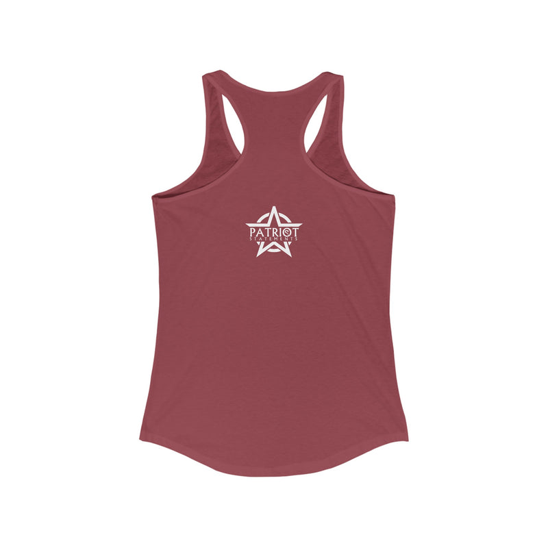 God, Guns and Freedom Women's Ideal Racerback Tank