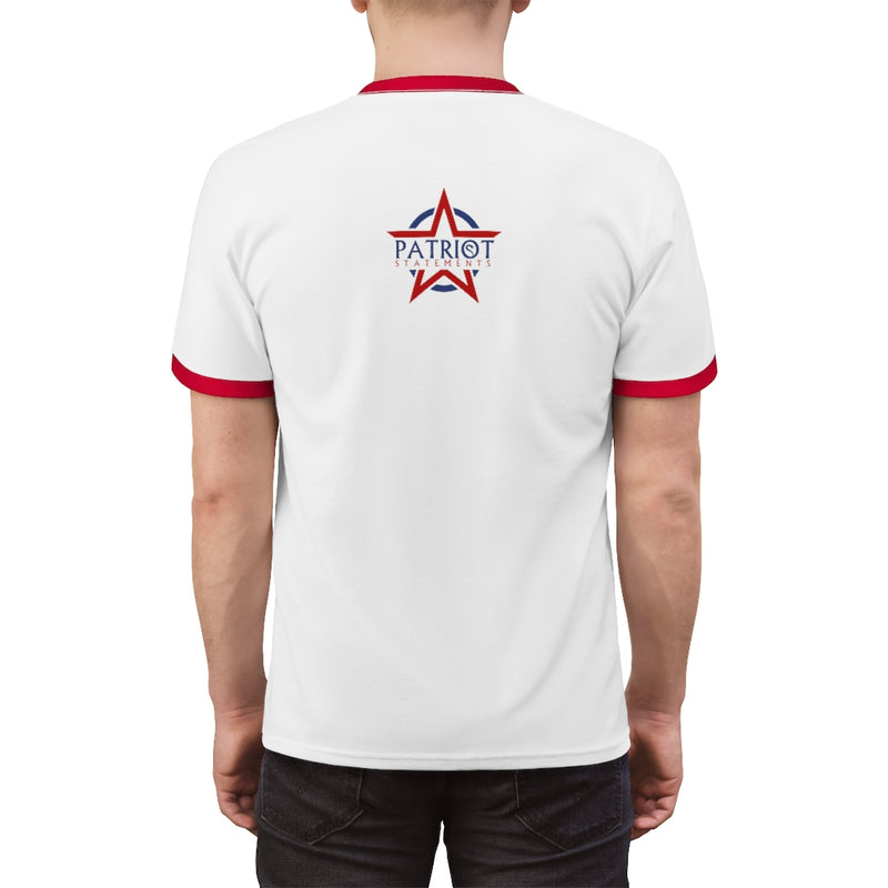 Proud American Unisex Ringer Tee