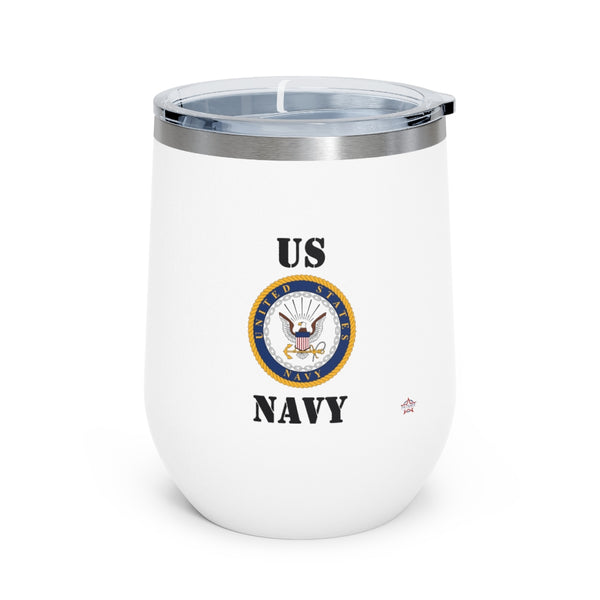 Navy 12oz Insulated Wine Tumbler