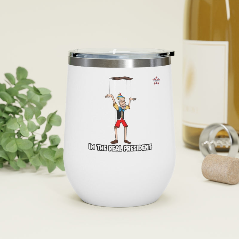 Puppet President 12oz Insulated Wine Tumbler