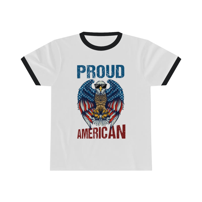 Proud American Unisex Ringer Tee