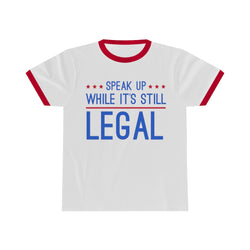 Speak UP! Unisex Ringer Tee